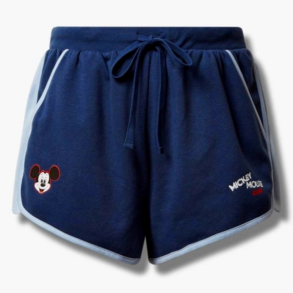 ❤️NWT VINTAGE TORRID SHORTS - MICKEY MOUSE CLUB - PULL ON FLEECE - PLUS SIZE - Picture 14 of 16